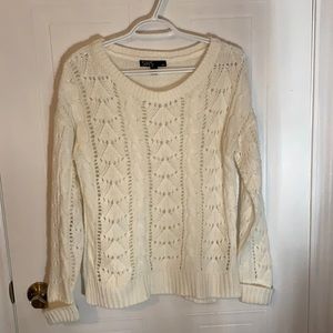 White knitted sweater size small